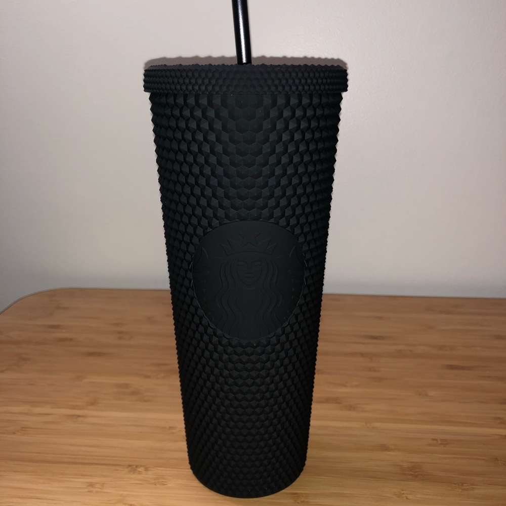 NEW Starbucks Matte Black Studded Tumbler